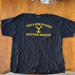 Yellowstone Dutton Ranch Black T-Shirt